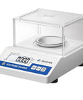 Milligram Scale 0.001g Accuracy, 500g Digital Analytical Balance With Windshield and LCD Display, white base
