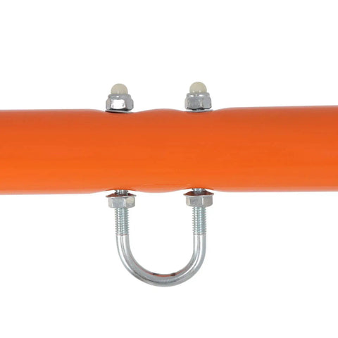 Built Tough Heavy Duty A Frame Swing Stand bolt detail on durable powder coated steel frame for backyard use