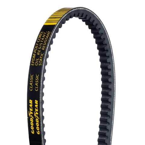 Heavy Duty Industrial Beefed Up V Belt AX67 With Static Conductive EPDM Compound For Quiet Operation And Long Life 69 Inch Outside Circumference Radial Cog Design To Boost Efficiency And Cut Cracking Precision Ground Sides For Maximum Pulley Contact
