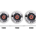 4 Pack Indoor Outdoor Inline Skate Wheels With Bearings For Replacement Wheels 72mm 76mm 80mm 85A Hardness