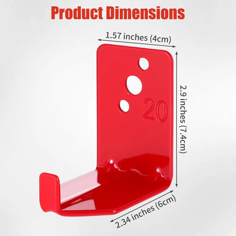 Universal Fire Extinguisher Wall Mount Bracket Holds Up To 20 Lbs Easy Install Includes 8 Spacers And 8 Screws durable steel