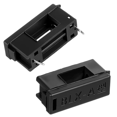 30 Pack 5 X 20 mm PCB Fuse Holder Kit Black Plastic Mount With Cover For Household Appliances Electric Power Telecommunications