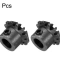 4 Pieces Bevel Gear Set 1.5 Module 1 To 1 Gear Reduction 12 Teeth Bevel Pinion With 8mm Shaft Hole 90 Degree Steering Gear
