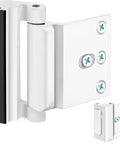 Heavy Duty Home Security Door Reinforcement Lock With 800 Pound Strength, Child Proof Front Door Lock with 3-inch steel stop and screws