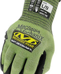 SpeedKnit S2EC06 Coated Knit Work Gloves With HPPE For ANSI A4 Cut And ANSI 4 Abrasion Resistance, Green, Large