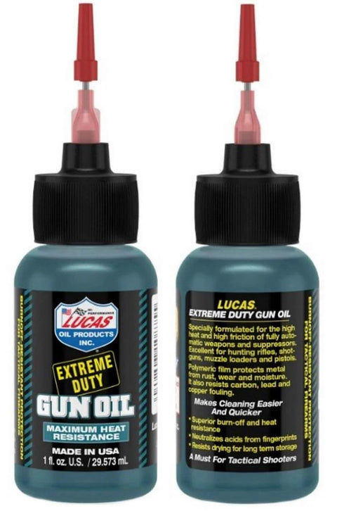 Extreme Duty Gun Oil And Grease Kit With Needle Oiler For Guns 1oz Oil USA Made Heavy Duty Lubricant for Rust and Wear