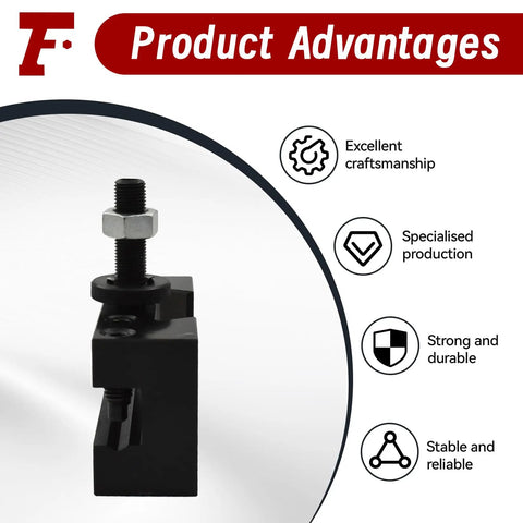 CXA 250-302 Quick Change Boring Turning Facing Holder for steel CNC tool post with focus on craft, specialty, durability, and stability.