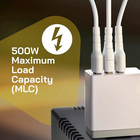 500-Watt Travel Voltage Converter Must-Have Step Down 220V To 110V And 240V To 120V For Hair Tools Close-up 500W Load Cap