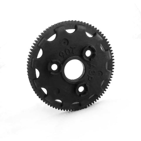 48P 90T Spur Gear 4690 Replacement Upgrade for 1 to 10 Scale Slash Stampede Rustler Bandit Drag Slash Models High Strength Gear Set for Precise Torque Control and Smooth Acceleration
