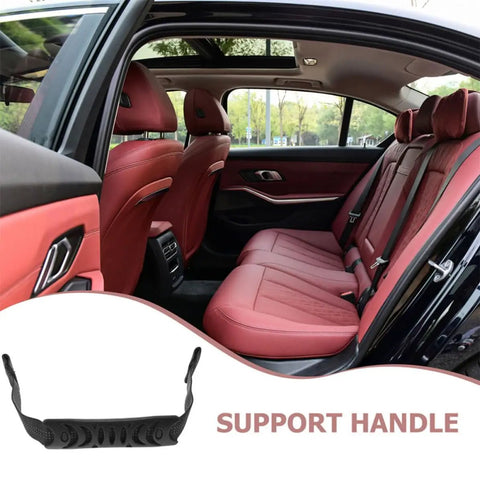 Top Shelf Black Nylon Backseat Grab Handles 4 Pack Universal Car Interior Safety Grips For Daily Drivers Keep Ya Locked In With Hella Secure Grip During Quick Turns And Cruises