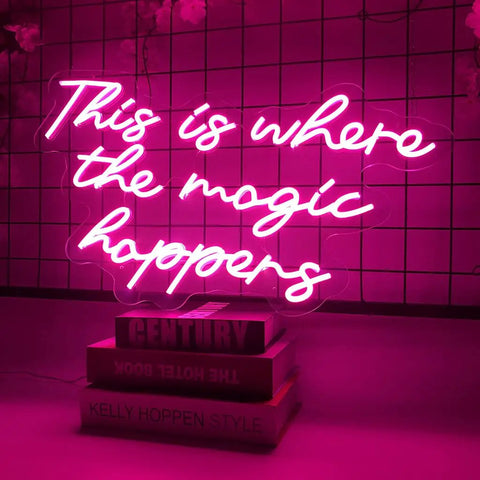 Lit LED Neon Sign for Wall Decor Large 31 Inch Neon Light Perfect for Bachelorette Parties Birthday Parties Bedroom Bar Vibe Easter and Valentines Day Gifts for Her Bright Yet Soft Glow for Home