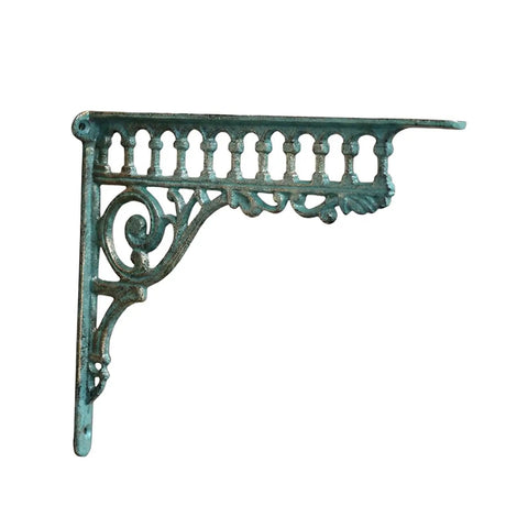 Wall Mount Shelf Bracket With Roman Column Triangle Structure For Dope Space Saving Storage, Vintage Industrial Style, Heavy Duty Floating Shelf Support