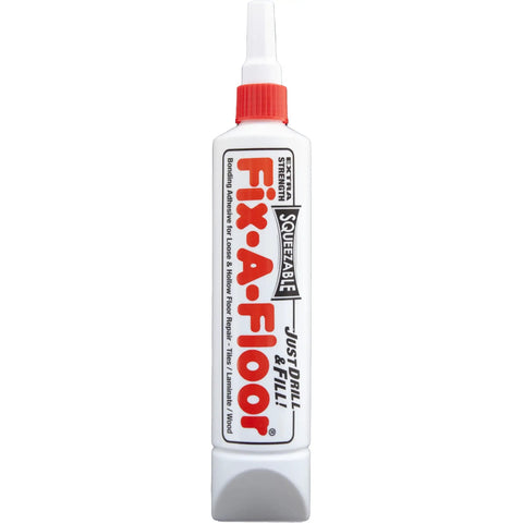 All In One Floor Repair Adhesive For Loose Hollow Tiles And Creaky Wood From A Simple Squeeze Tube With Precision Tip
