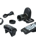 StarSense AutoAlign For Sky-Watcher SynScan Mounts, Plug-And-Play Telescope Alignment components displayed on white background.