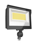 80W LED Outdoor Flood Light with Field Adjustable Color Temperature 3000K 4000K 5000K, 120-277V, IP65, side view