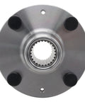 Front view of Front Wheel Bearing And Hub Repair Kit For Hyundai Accent And Kia Rio Rio5 OE Fit Premium Bearings Precisely Machined Hubs