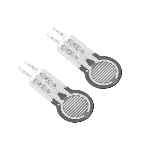 2 Pack Force Sensitive Resistor FSR Pressure Pad Sensor 20g To 2kg Range Thin Film Resistance Type Touch Sensor