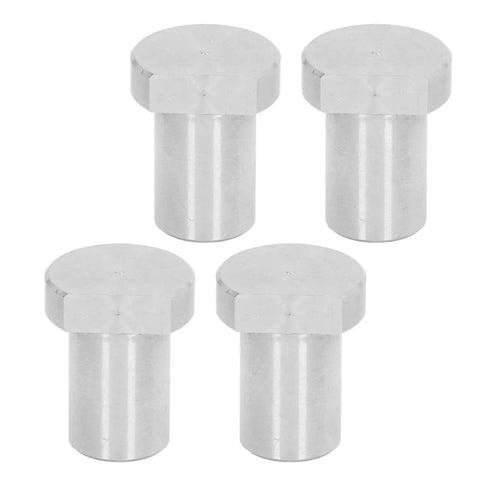 Stainless Steel Stop Dog Set 4 Pieces 19mm Desktop Peg Brakes For Woodworking And Planing, Fits Countertop Dog Holes