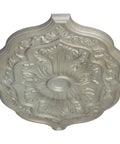 Pesaro Ceiling Medallion Hand Painted Flash Gold Finish, 36 Inch Wide By 26 Inch High, 1.5 Inch Projection, Lightweight And Easy Install