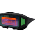 Solar Powered Auto Darkening Welding Glasses With Wide Shade For Tight Spaces Lightweight Safety Goggles With Panoramic View