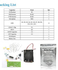 Colorful 10 LED Soldering Practice Board Kit For Teens And Adults, CD4017 Electronic DIY Project, Glass Fiber PCB components