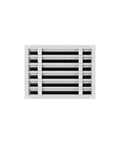 16x12 Sleek Modern AC Vent Cover White Decorative Air Vent With Linear Slot Diffuser, Register Grille For Ceiling, Walls And Floors