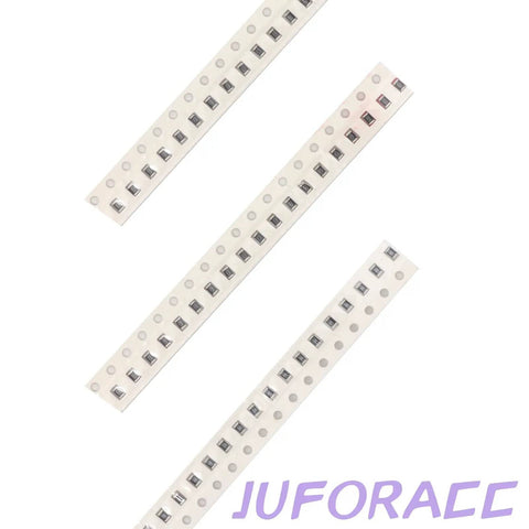 1500Pcs 0805 SMD Resistor Kit With 0 To 10M Ohm Range 60 Values One Eighth Watt Thick Film One Percent Tolerance SMT Chip Resistors