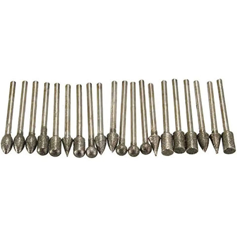 Premium 3Mm Shank Emery Grinding Wheels 20 Piece Set For Dremel And Rotary Tools Heavy Duty Workhorse with multiple shapes for metalwork