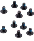 10 Pack M2 X 3 Mm Phillips Flat Head Screws Nickel Plated Black For Laptop M2 Ssd Heatsink Wifi Card Mounting Hardware Top Shelf Gear Quick Plug And Play - close-up view of screws