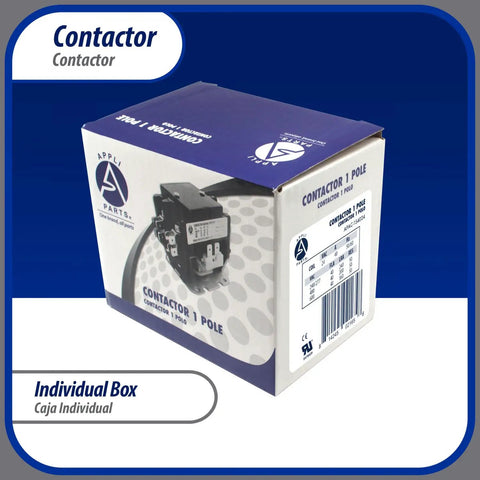 Heavy Duty Workhorse 1 Pole Shunt Contactor With 24V Coil 40 Amp Replacement For HVAC Compressors box packaging