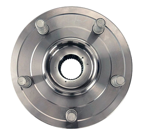 Preset Pre Greased Front Hub Bearing Assembly for 2011 to 2017 Dodge Durango and Jeep Grand Cherokee, top view.