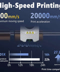 High-speed printing features of All In One Adventurer 5X Nozzle Kit With 0.25mm 0.4mm 0.6mm And 0.8mm Nozzles For Flashforge AD5X