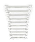 10 Piece 12 Point Metric Combination Wrench Set With Off Corner Loading For Maximum Grip, Beefy Chrome Alloy Steel Build, Corrosion Resistant