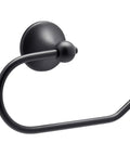 Euro Toilet Paper Holder Flat Black Zinc Alloy 1 Piece Built To Last No Fuss Modern Wall Mount With Mounting Hardware