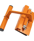 Rock Solid Heavy Duty Lifter Tool For DIY Pros And Construction Crews Auto Adjusting Jaw Works From 11 Mm To 21 Mm Fits Any Slab Easy Grip Handle Handles Up To 330 Pounds No Sweat Needed, orange lifting tool with grips.