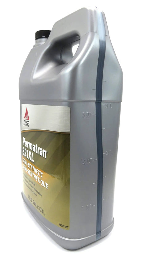Permatran 821XL Premium Universal Transmission And Hydraulic Oil One Gallon bottle side view for heavy machinery