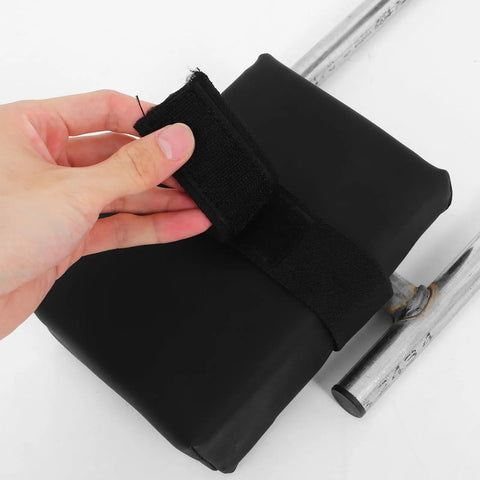 Close-up of the Wearable Garden Kneeling Bench And Seat With Thick Knee Pad Portable Kneeler Stool showing adjustable strap.