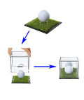 UV Protected Acrylic Display Case For Autographed Golf Balls And Memorabilia With Adjustable LED Lighting assembly