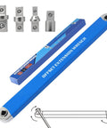 Offset Extension Wrench Set With Zero Degree Ratchet Extension For Tight Spaces, Impact Ready, includes adapters and packaging.