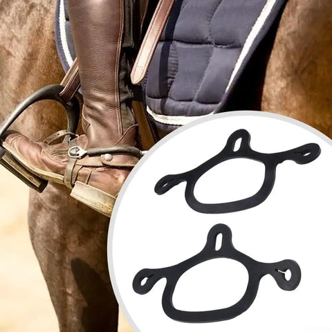 Spur Straps For Horse Riding Boots Easy To Use Rubber Tie Down Straps Keeps Spurs In Place For Equestrian Training And Outdoor Riding Black Western Tack Accessories Built To Last