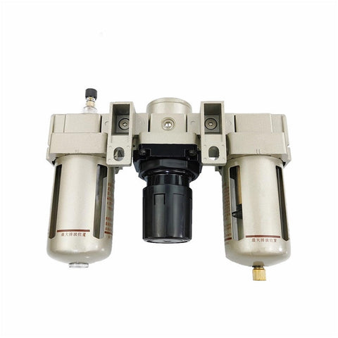Three Eighths Inch Pneumatic FRL Air Filter Regulator Lubricator Combo Treatment Unit AF3000 AR3000 AL3000 For Industrial Air Systems