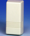 Wireless Two Zone Transmitter With Built In Reed Switch And Tamper Detection, Battery Included, white plastic casing