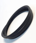 Hardcore Rubber LW Drive Belt Beefed Up For Industrial Conveyor Rigs And Heavy Machinery Delivering Smooth Pulley Performance With Zero Sweat During The Daily Grind Run, rubber material, flexible design, close-up view.