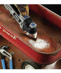 5 Amp Tool-Less Oscillating Tool Kit With Accessory Set For Cutting Sanding Grinding And Scraping on metal surface