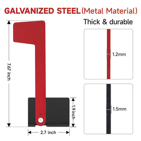 Multi Directional Mailbox Flag Kit For Wall And Post Mounts Built Tough With Galvanized Steel Rust Resistant Finish Tool Free Installation Outdoor Ready Replacement Flag For Heavy Duty Mailboxes