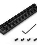Beefy Picatinny Rail Mount For Ten Twenty Two Rifles With Eleven Slot Rail System For Red Dots Scopes And Magnifiers 21mm Accessories