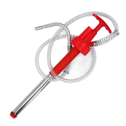 Top Notch Portable Transfer Pump For 20L Drums That Handles Engine Oil And Fluids With ease, Featuring Durable Stainless Steel Build.