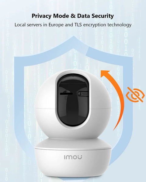4MP QHD Indoor Pan Tilt Security Cam With Plug In WiFi Night Vision Baby Monitor 2 Way Audio Motion Tracking And Sound Alerts