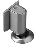 Super Heavy Duty Invisible Door Stopper With Strong Adhesive Or Screws For Solid Steel Zinc Alloy Hold keeps doors secure in brushed nickel.