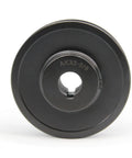 Tough As Nails Single Groove Cast Iron V Belt Sheave 3 Point, 2 Inch OD, 5/8 Inch Bore web pulley for machinery operation.
